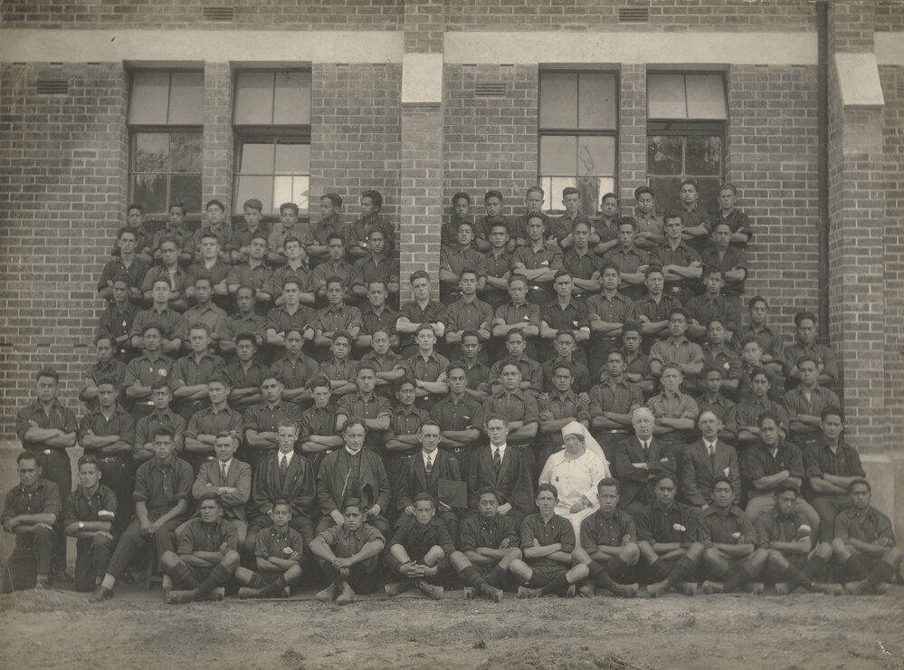 Te Aute College school and staff 1926  