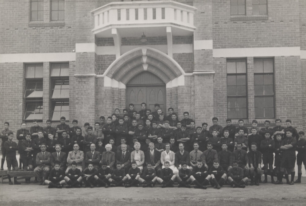 Te Aute College school and staff 1963 
