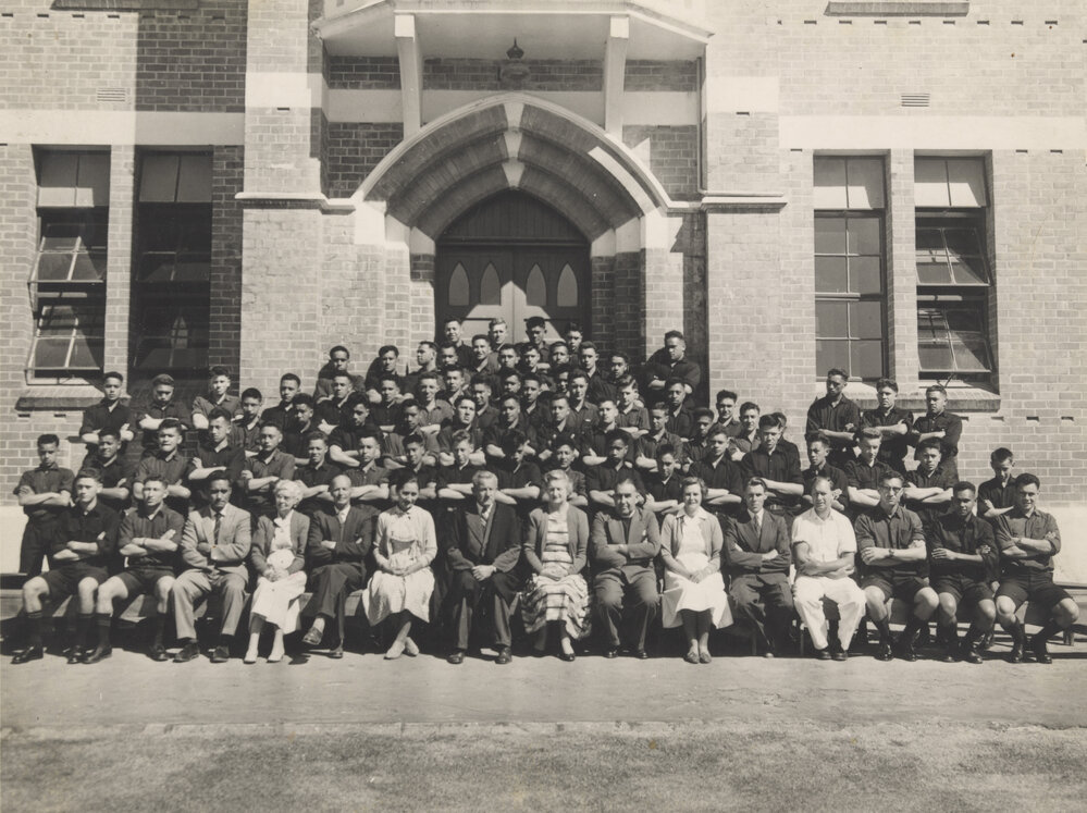 Te Aute College school and staff 1961 