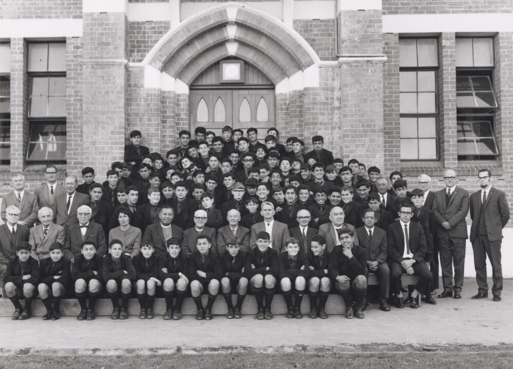 Te Aute College school , staff and board members , 1970  