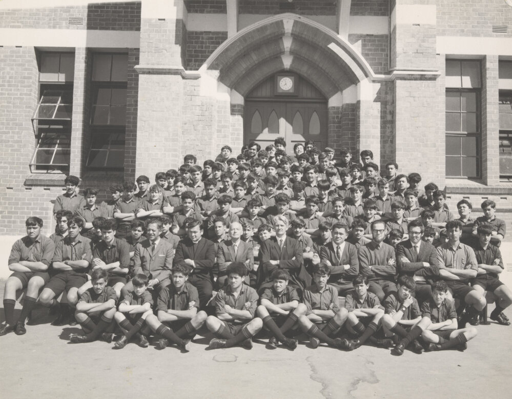Te Aute College school and staff 1971  