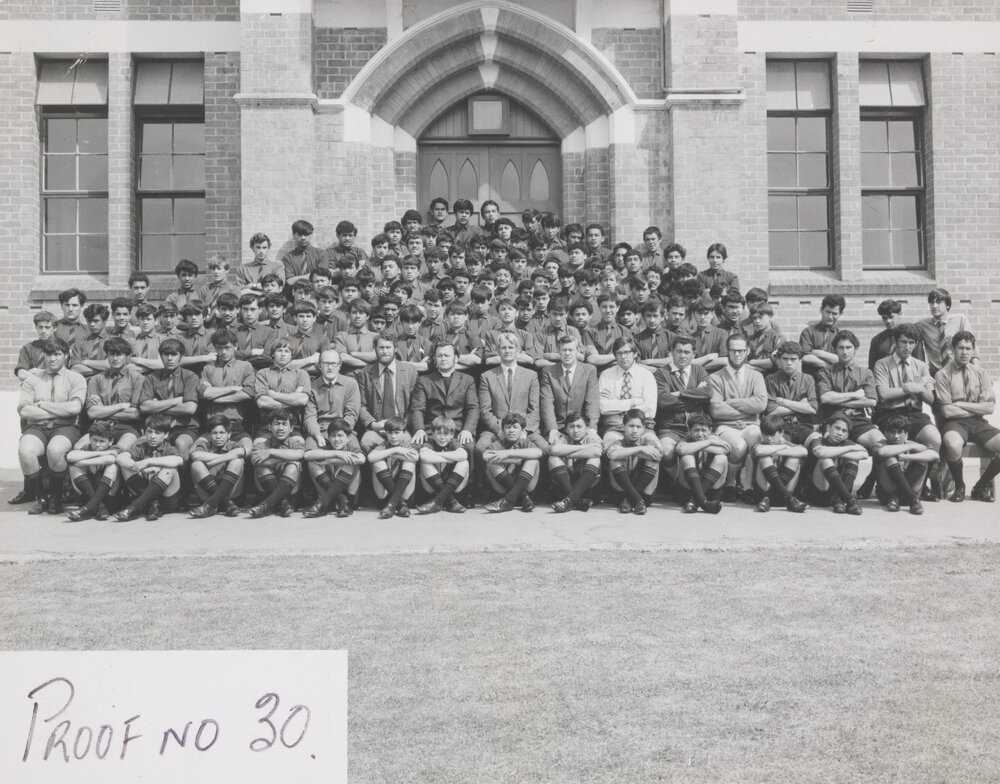 Te Aute College school and staff 1972  