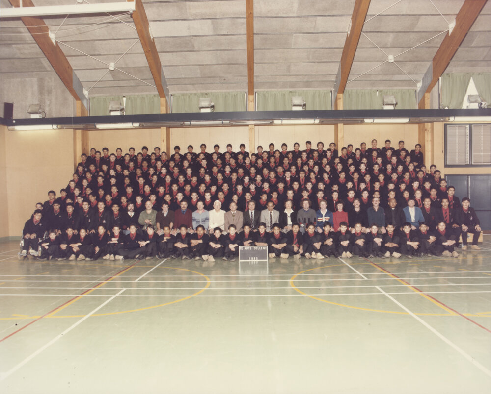 Te Aute College school and staff 1985  