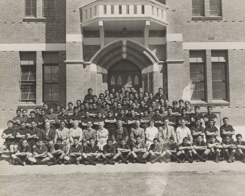 Te Aute College school and staff undated  