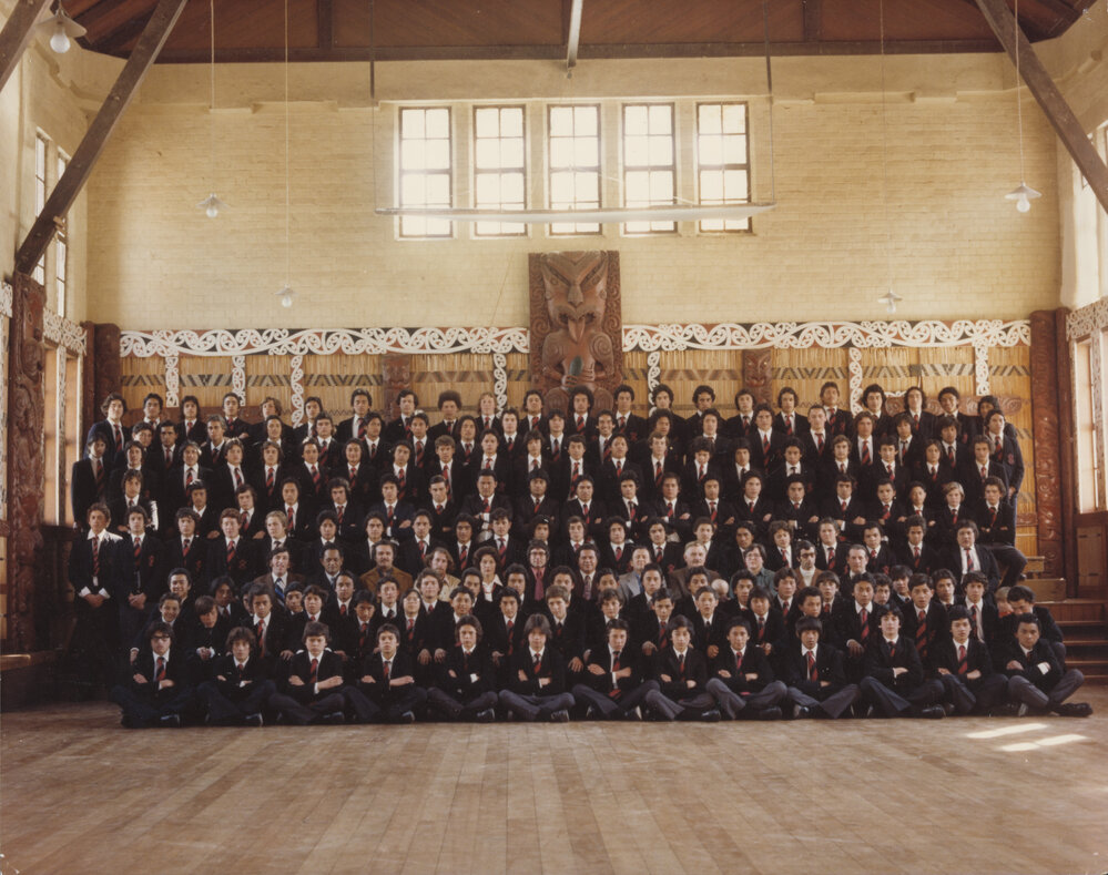 Te Aute College school and staff undated 