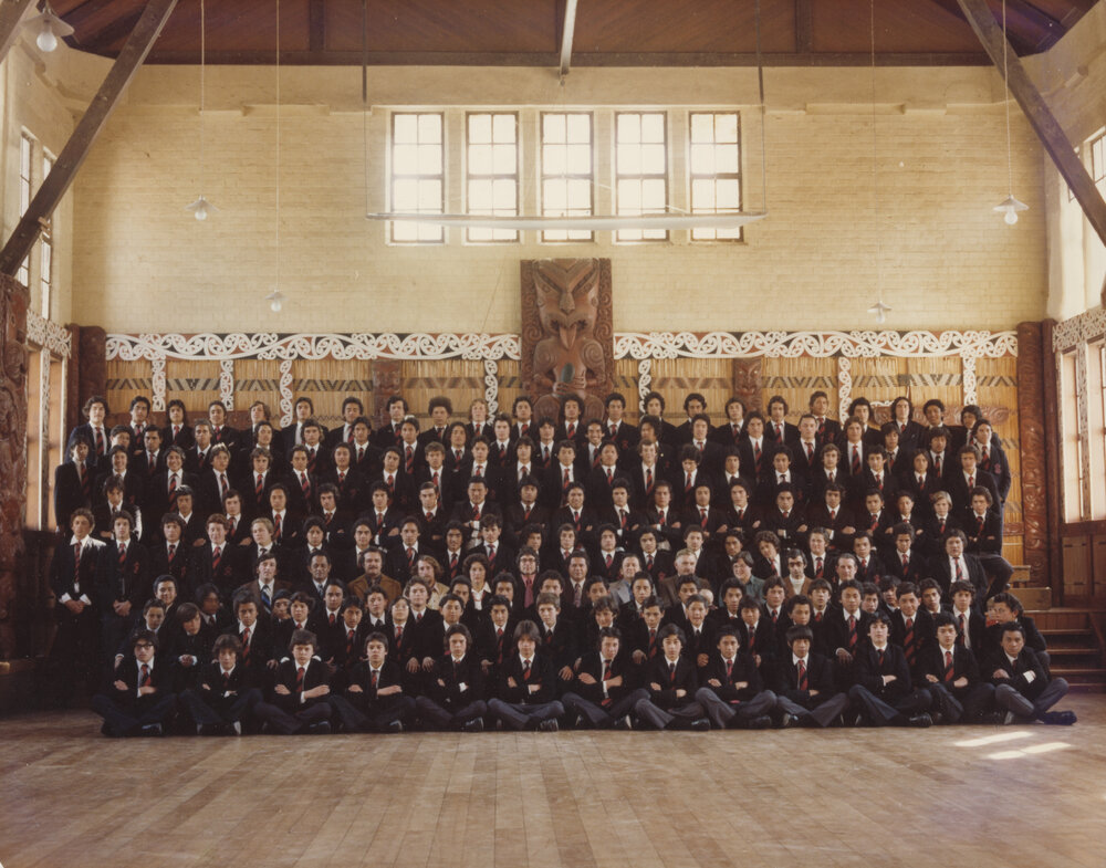 Te Aute College school and staff undated 