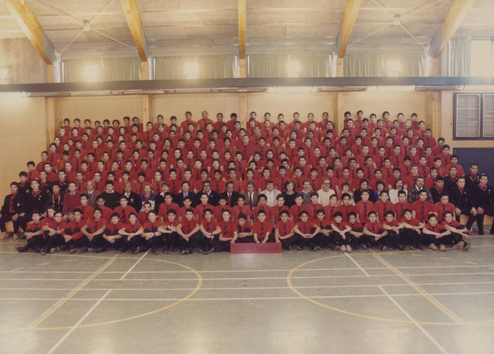 Te Aute College school and staff undated 