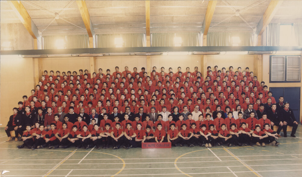 Te Aute College school and staff undated 