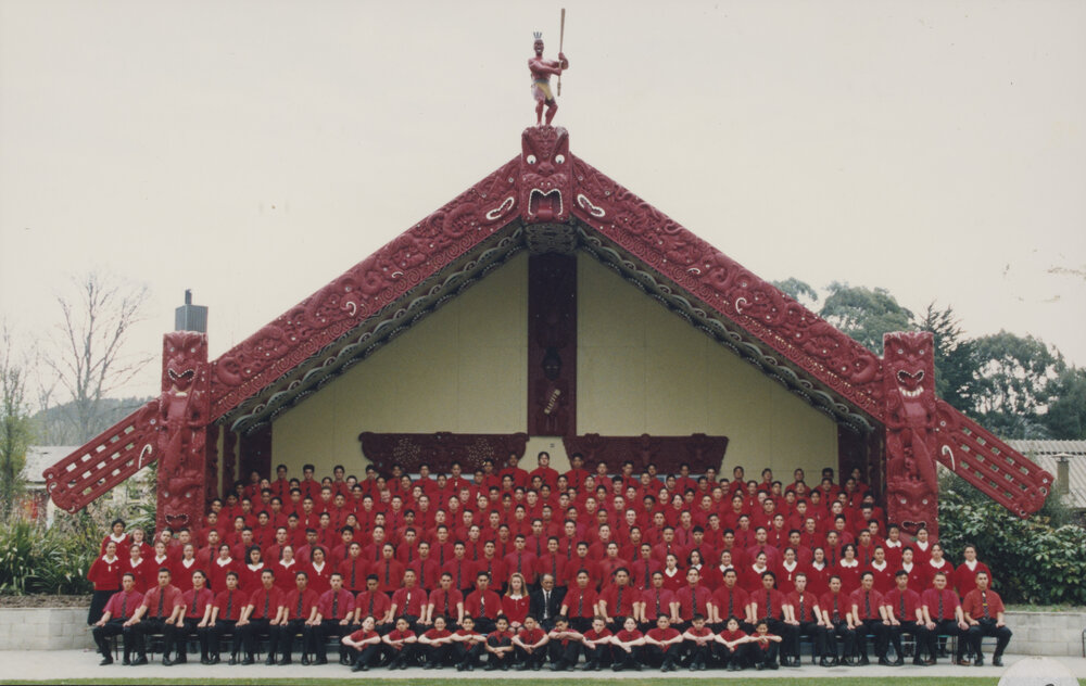 Te Aute College school w one adult undated 