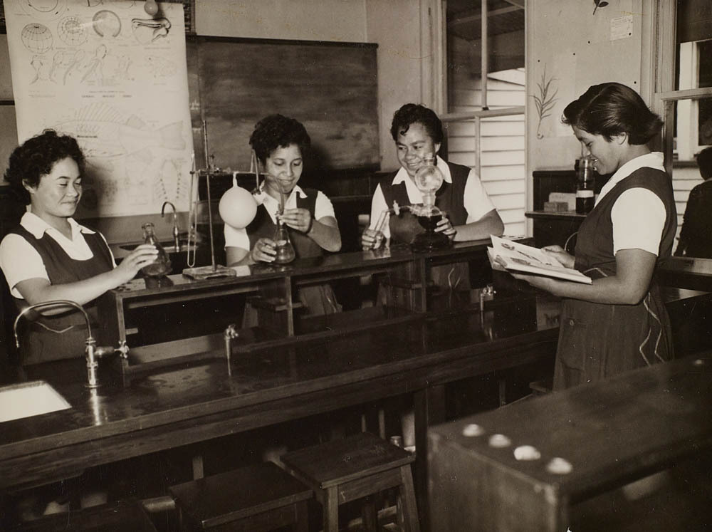 Queen Victoria School Students 1963