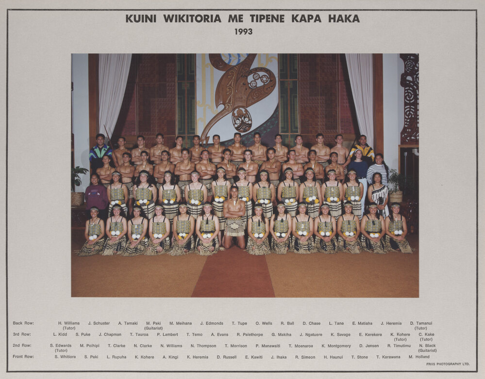 St Stephen's &amp; Queen Victoria Schools Kapu Haka Group 1993