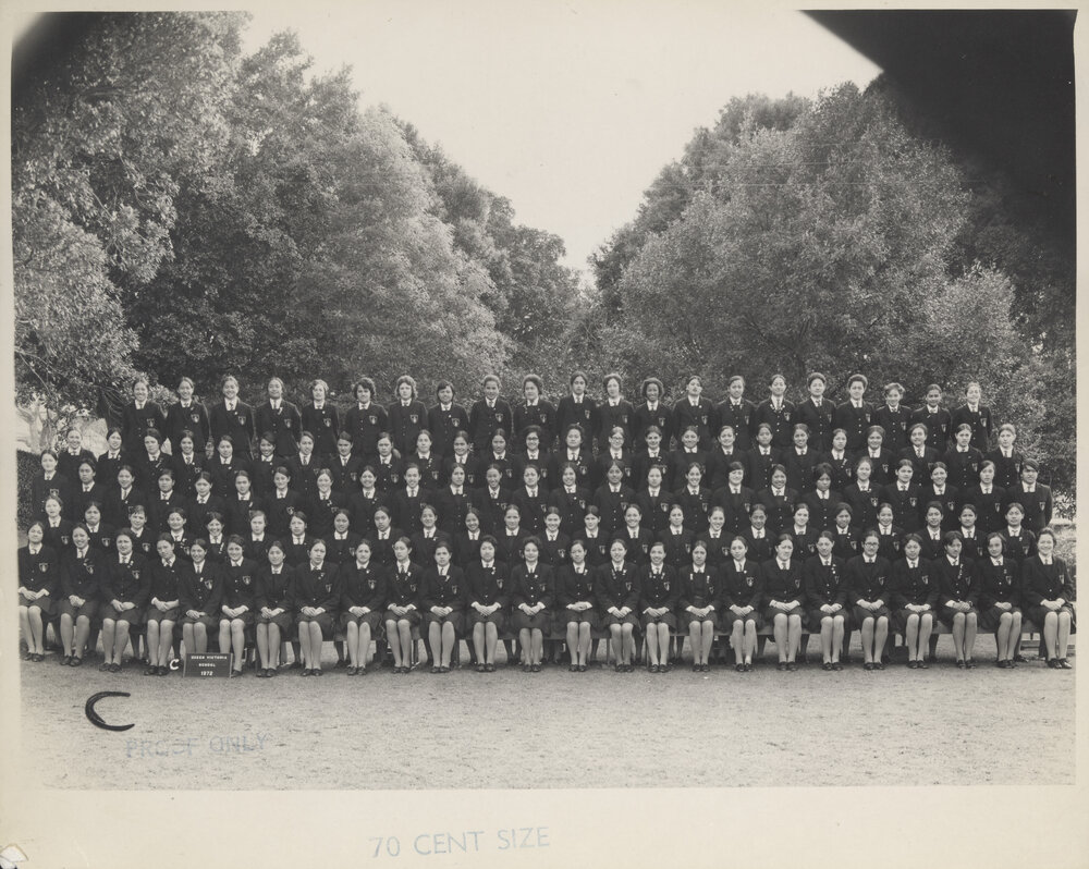 Queen Victoria School Class Photograph 1972