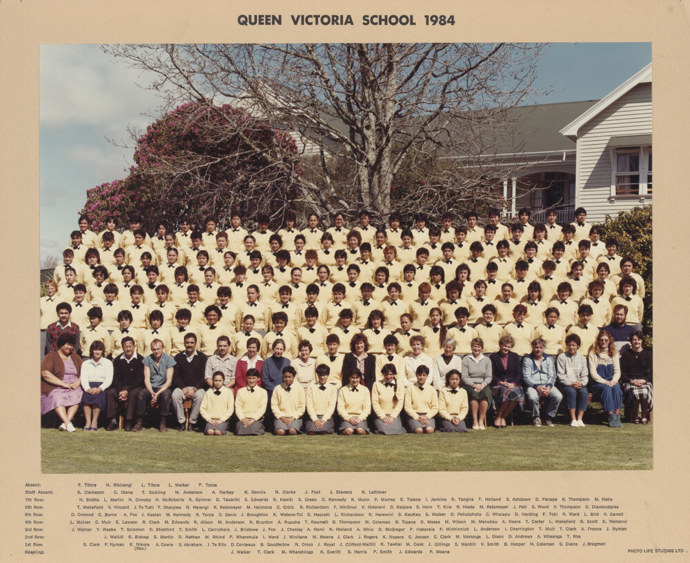 Queen Victoria School Class Photograph 1984