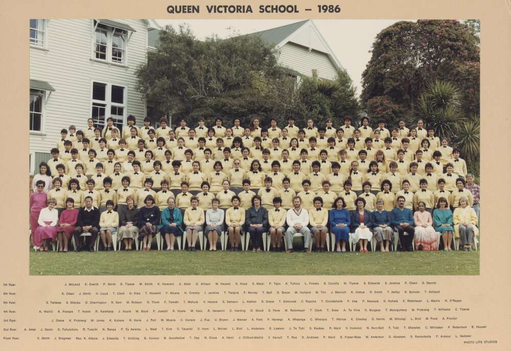 Queen Victoria School Class Photograph1986