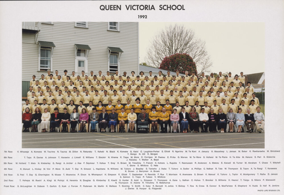 Queen Victoria School Class Photograph 1992