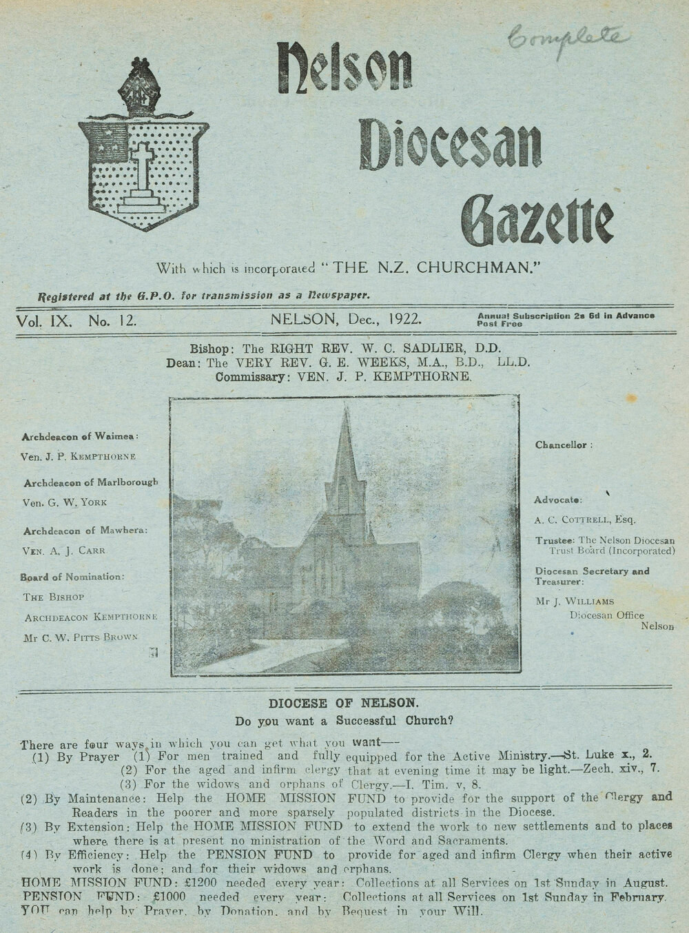 Nelson-Gazettes_1922_12_Vol-IX_No-12