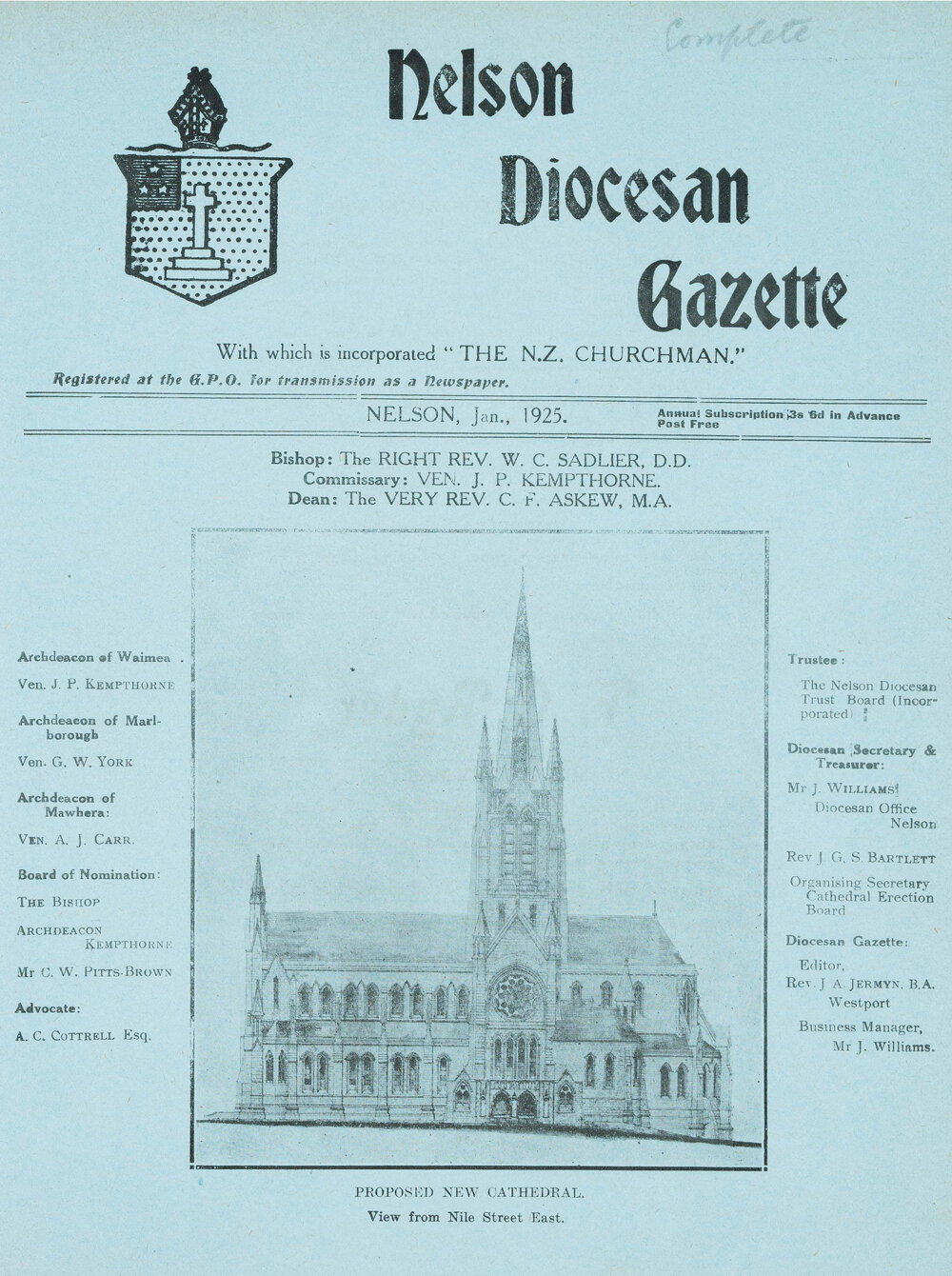 Nelson-Gazettes_1925_01_Vol-VI_No-01