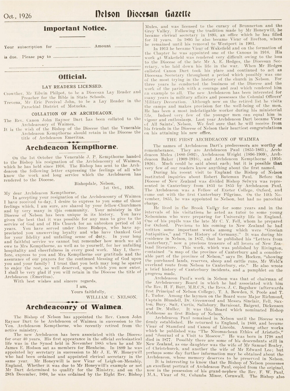 Nelson-Gazettes_1926_10_Vol-VII_No-10