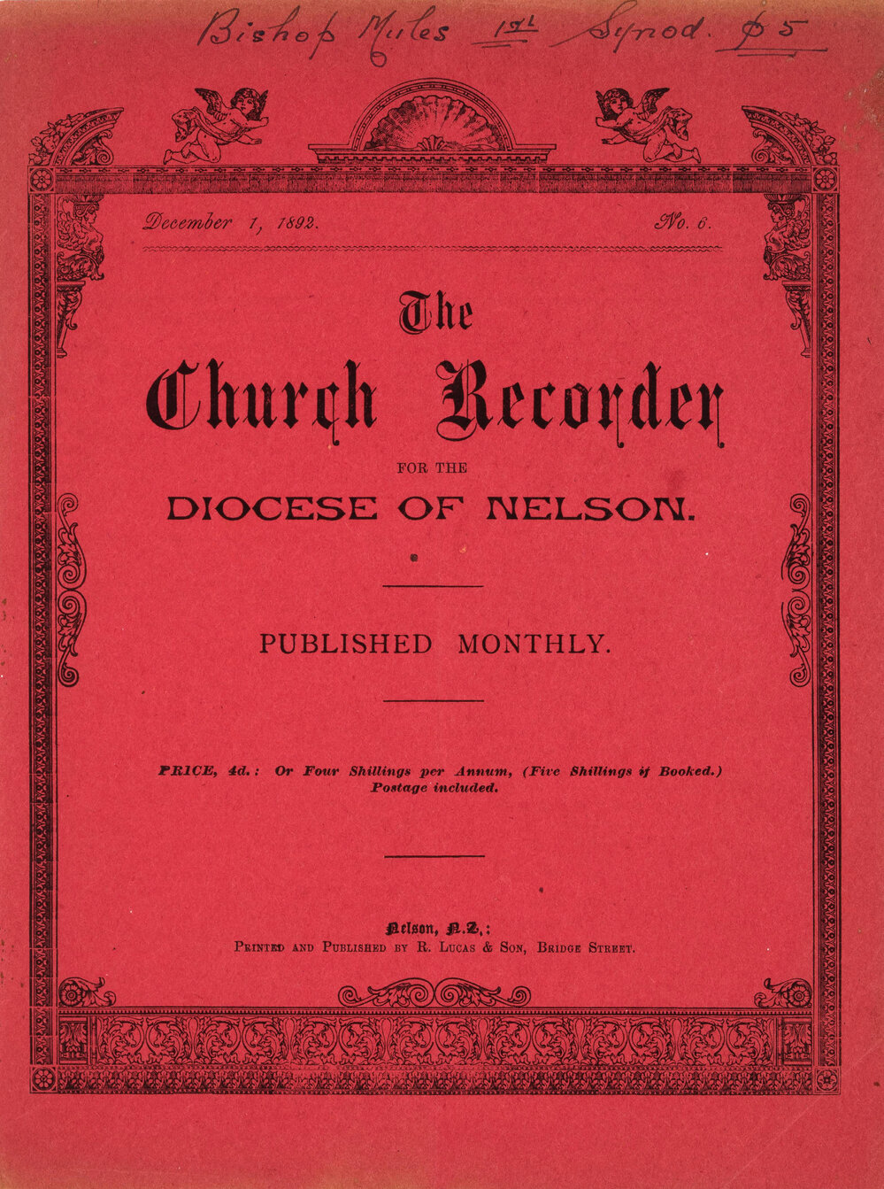 The Church Recorder 1892 12 No 06