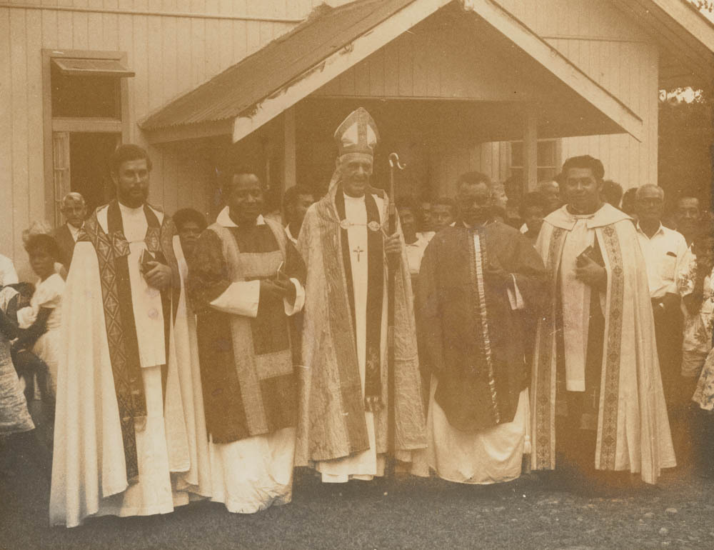 Bishop John Holland with Jabez Bryce