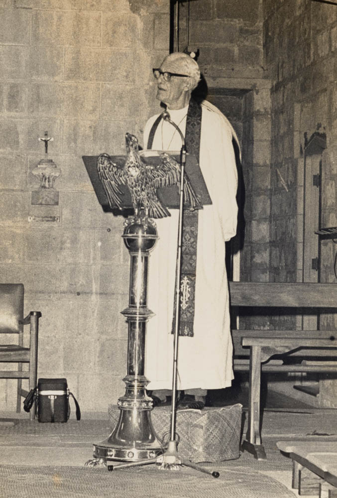 Bishop John Holland preaching