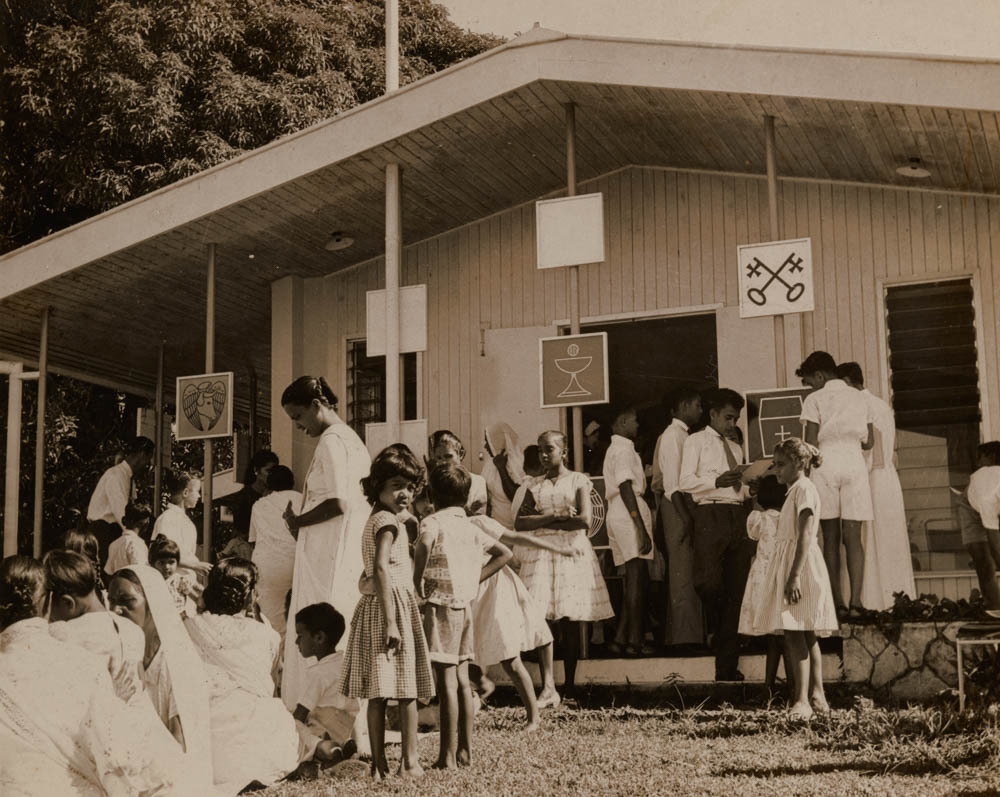 Group outside St Thomas' Church Labasa