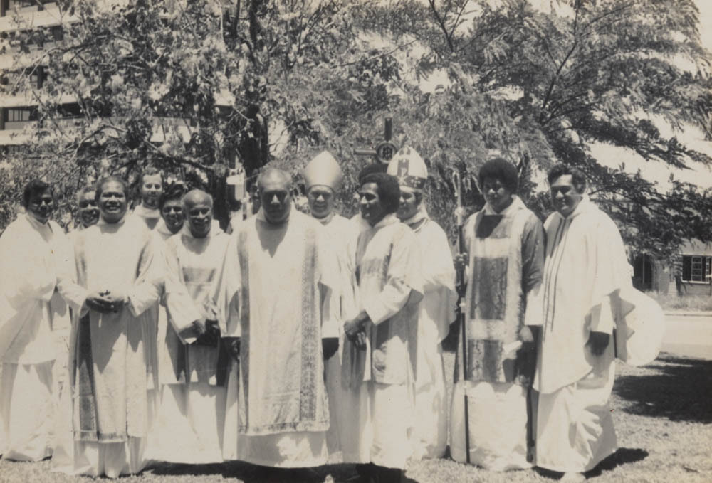 Group of clergy in the Diocese of Polynesia