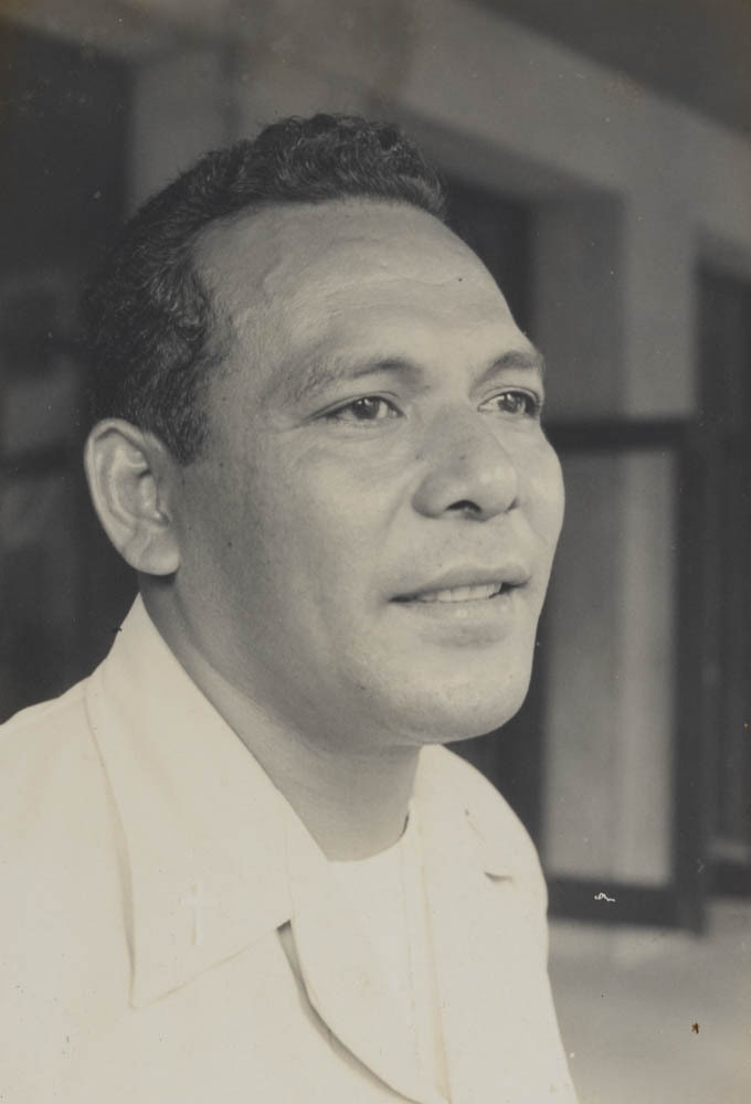 Father Sosia Fineangan'ofa, priest in the Diocese of Polynesia, c 1970