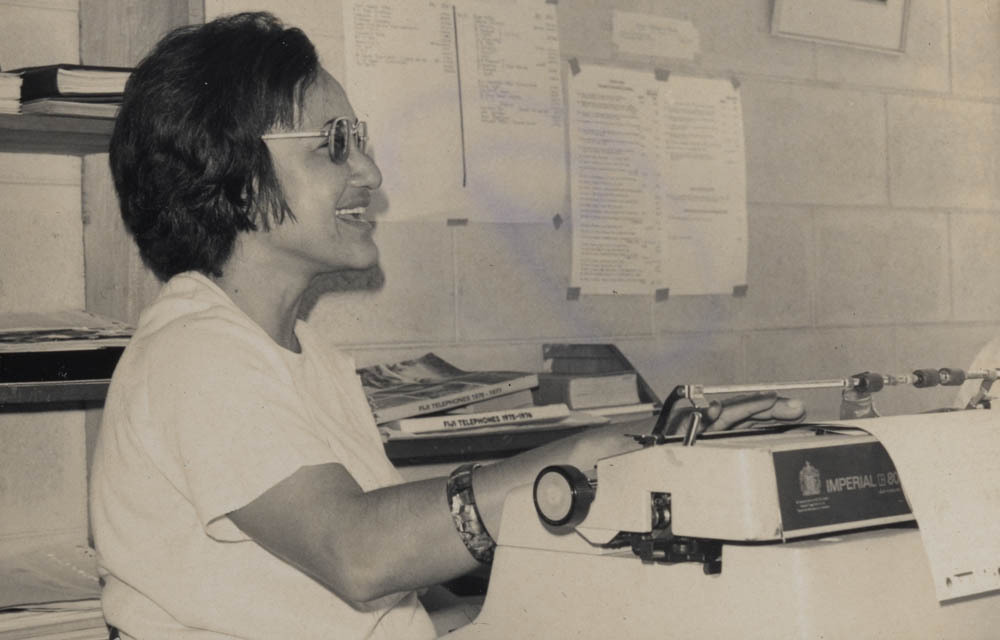 Mrs May Pratt, Bishop's typist