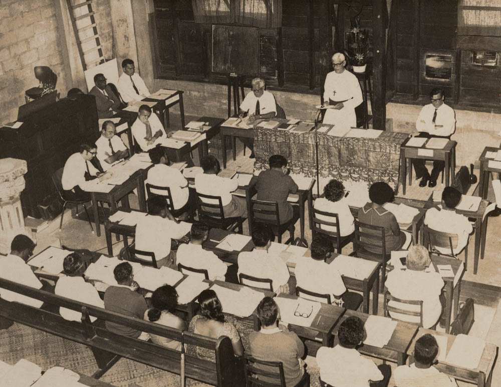 Diocese of Polynesia Synod meeting in Holy Trinity Cathedral around 1970