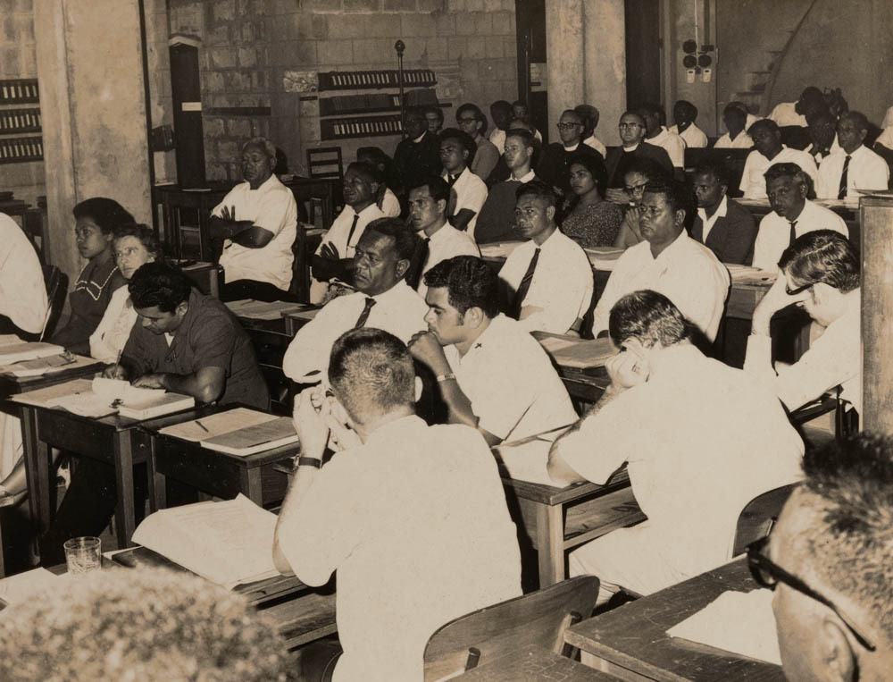 Diocese of Polynesia Synod meeting in Holy Trinity Cathedral around 1970