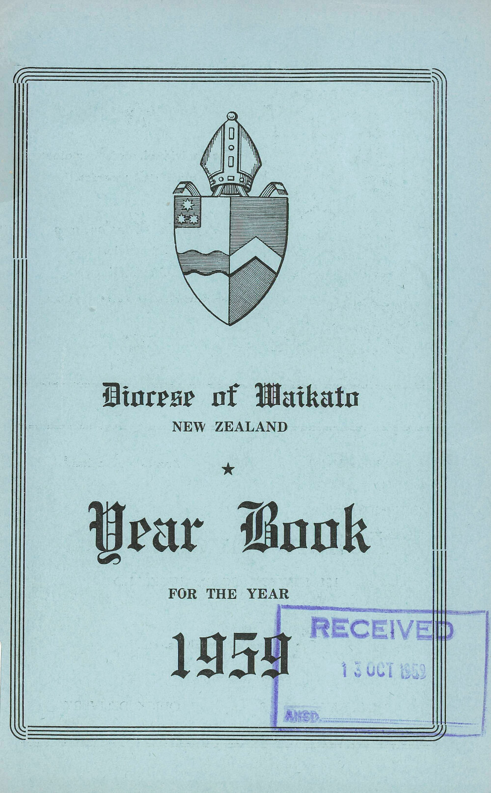 Year Book for the Diocese of Waikato 1959