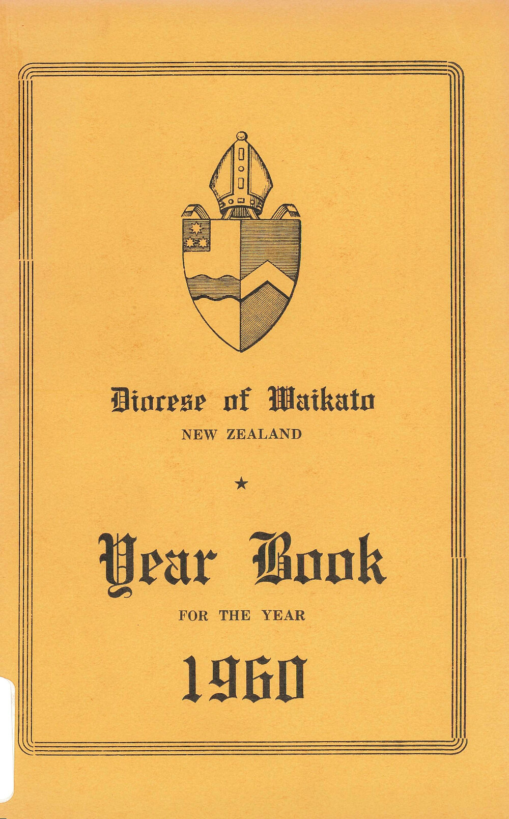 Year Book for the Diocese of Waikato 1960