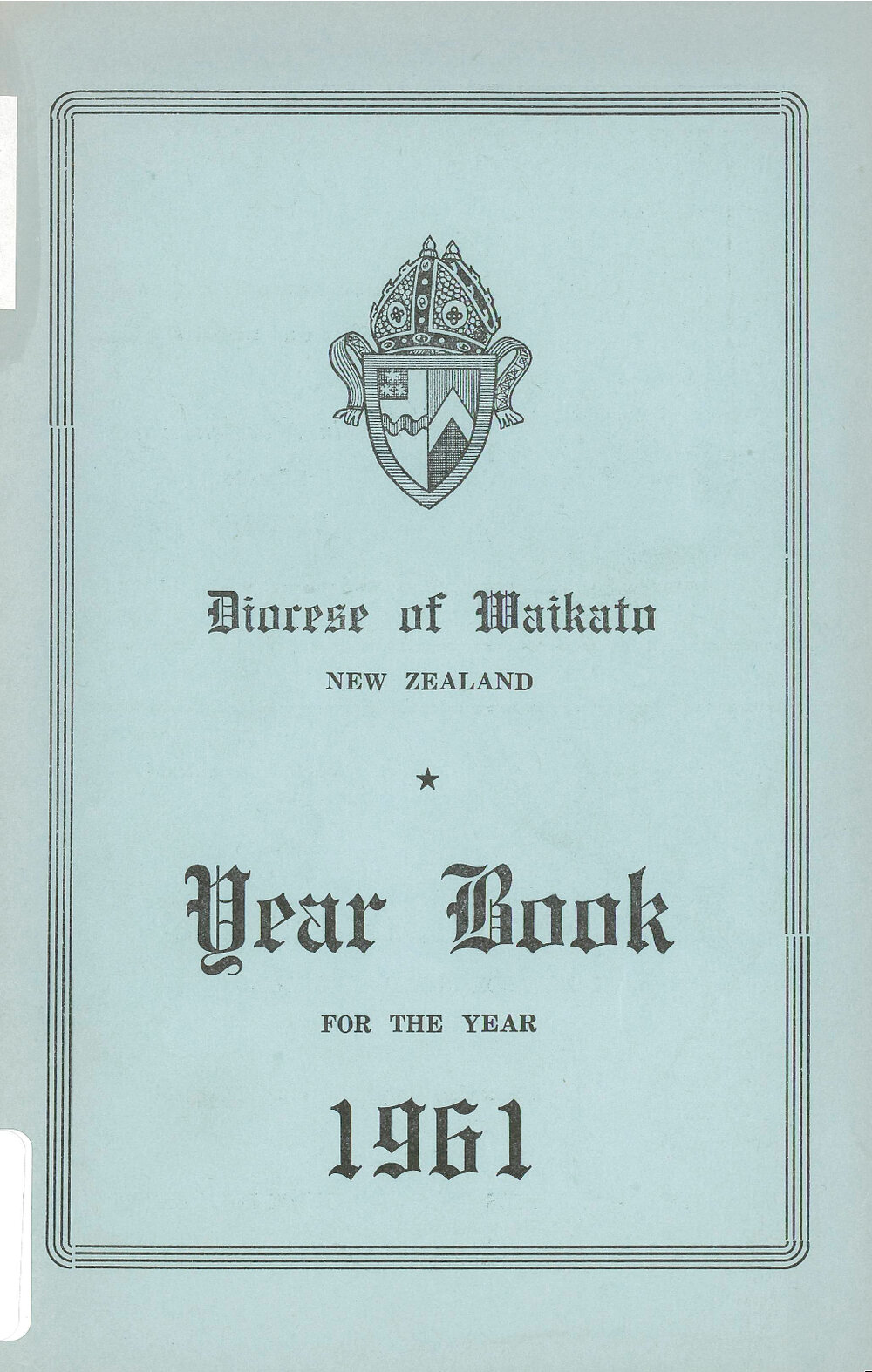 Year Book for the Diocese of Waikato 1961