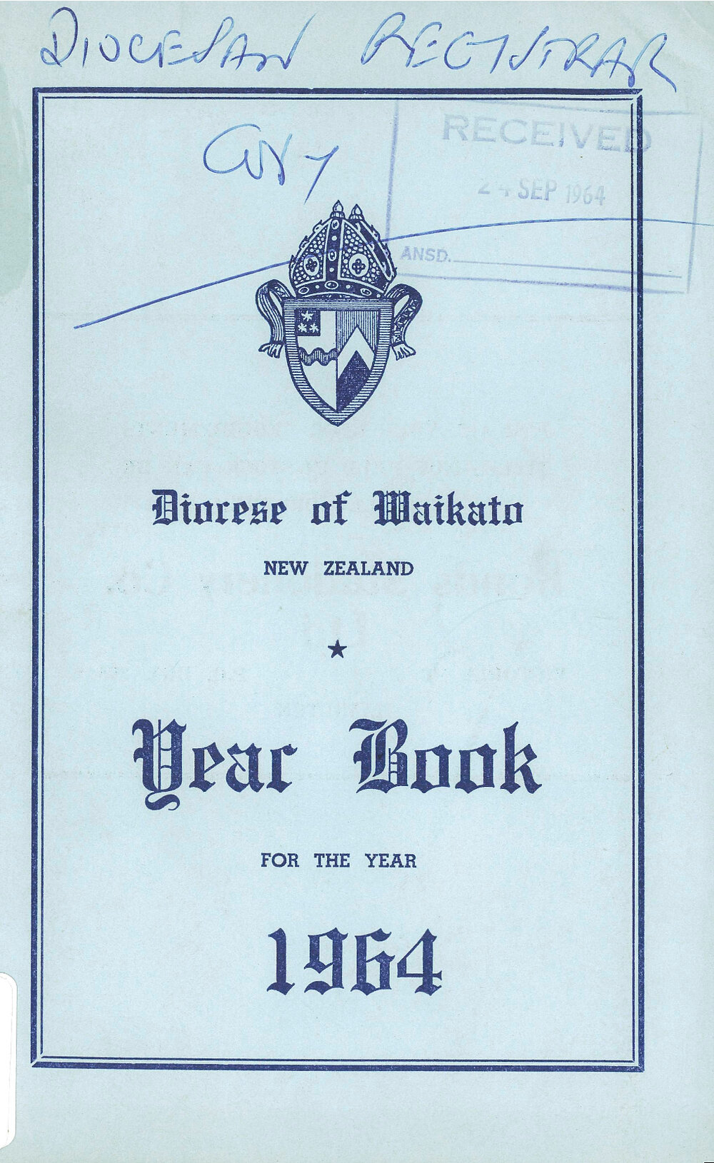 Year Book for the Diocese of Waikato 1964