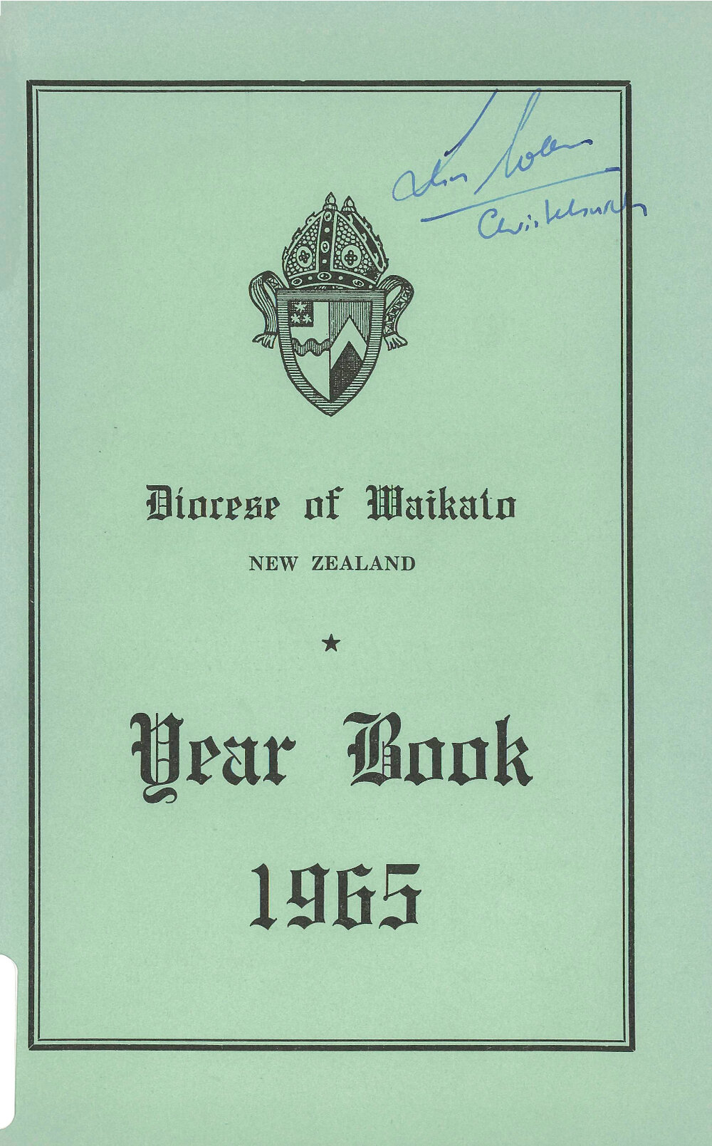 Year Book for the Diocese of Waikato 1965