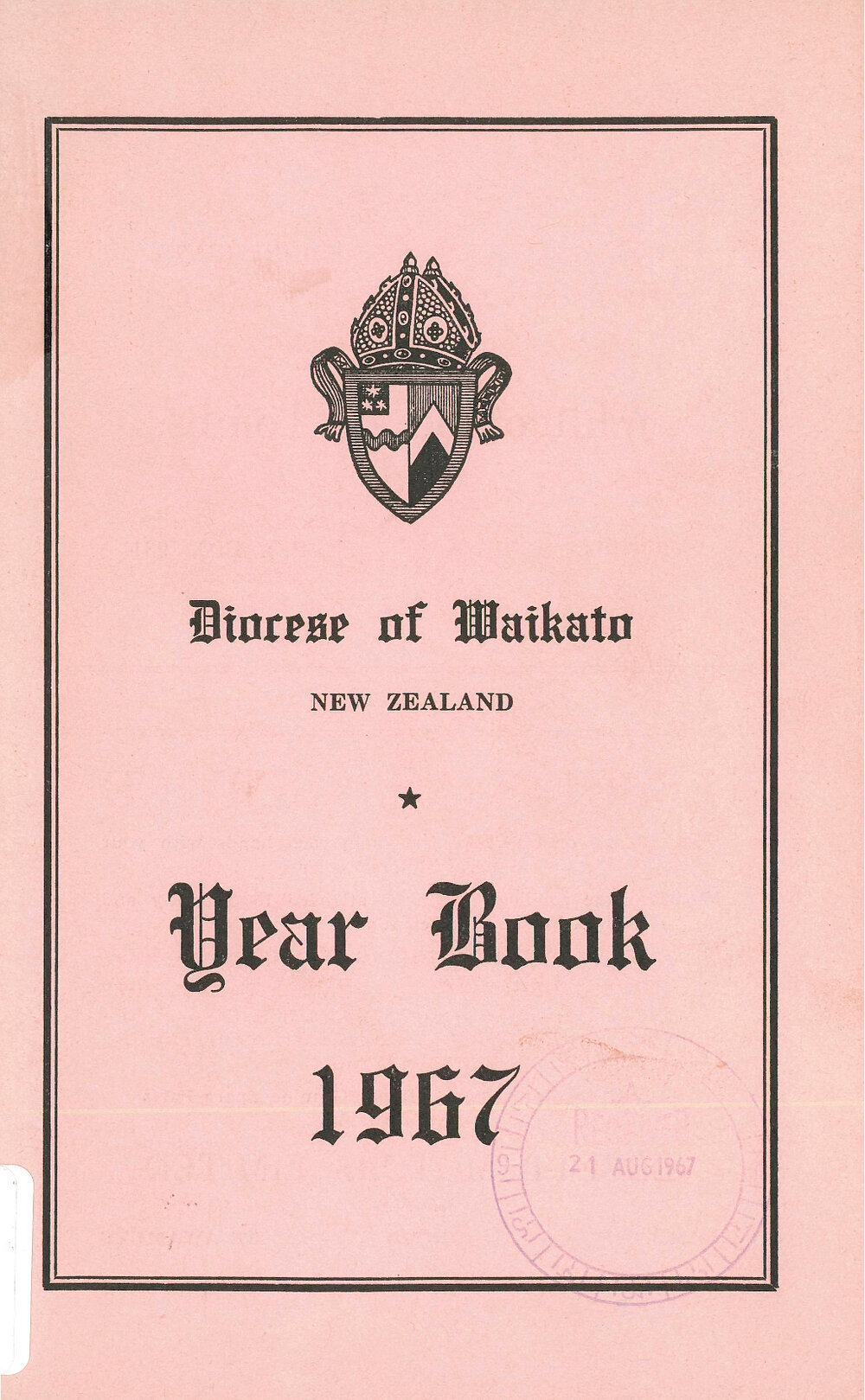 Year Book for the Diocese of Waikato 1967