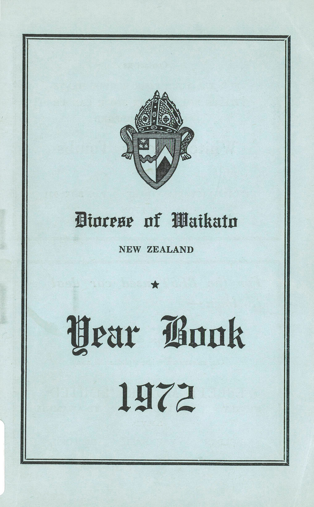 Year Book for the Diocese of Waikato 1972