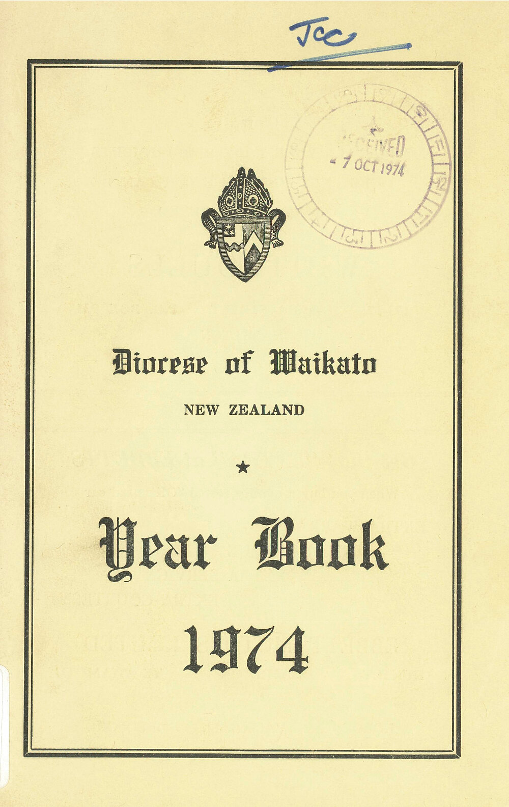 Year Book for the Diocese of Waikato 1974
