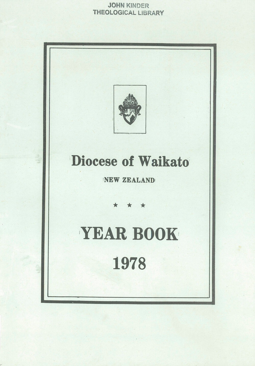 Year Book for the Diocese of Waikato 1978