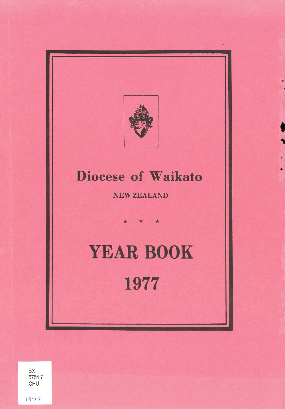Year Book for the Diocese of Waikato 1977