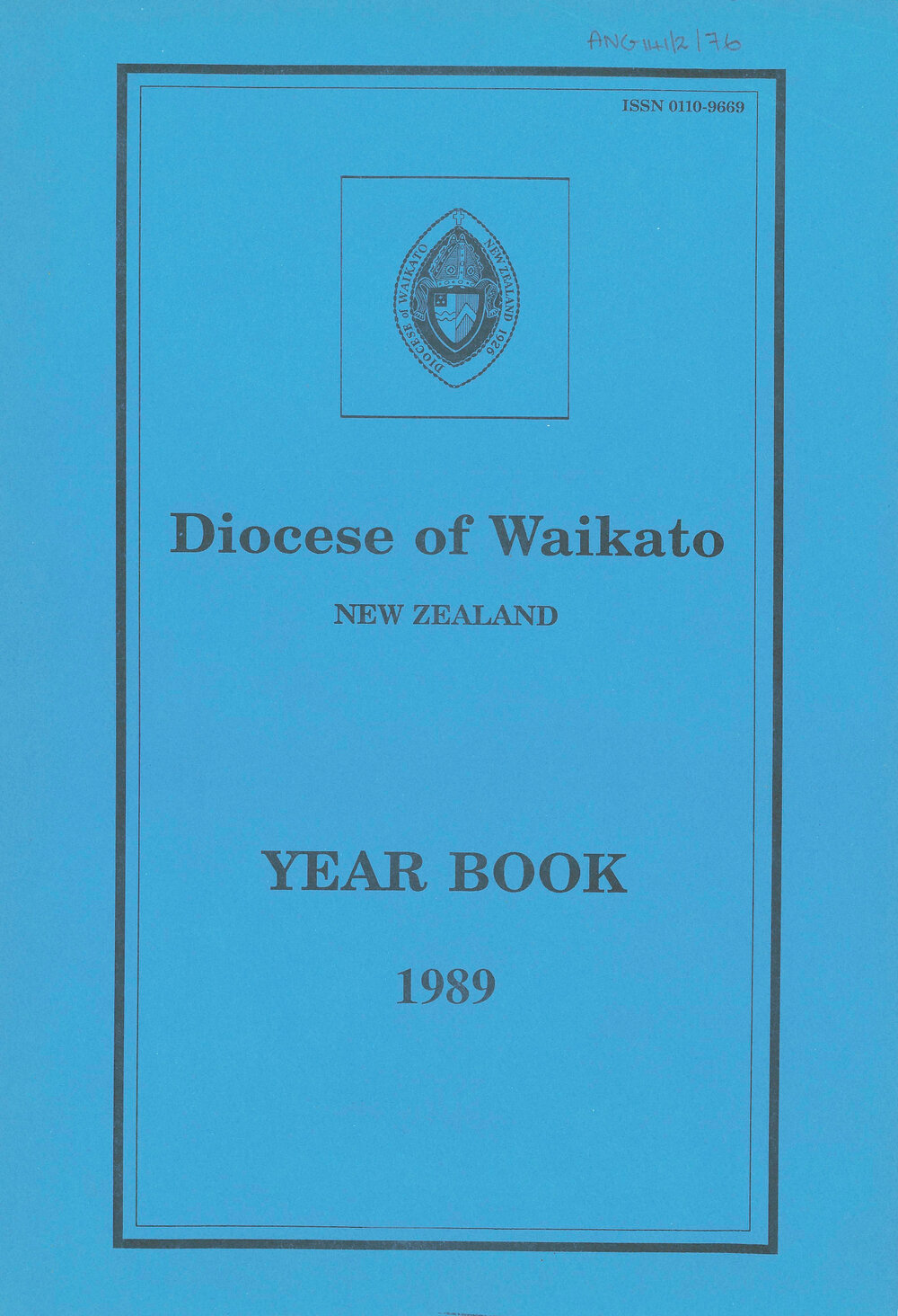 Year Book for the Diocese of Waikato 1989
