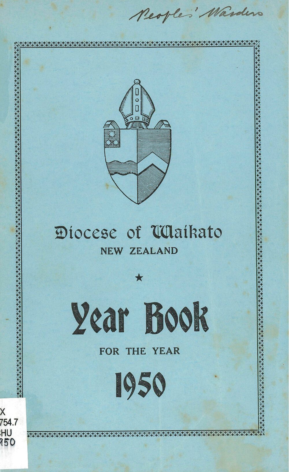 Year Book for the Diocese of Waikato 1950