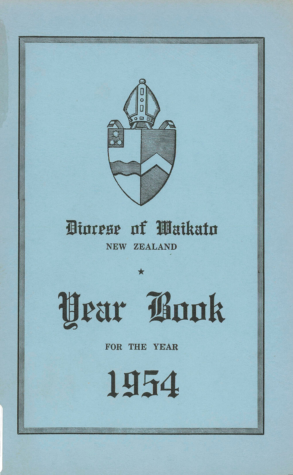Year Book for the Diocese of Waikato 1954
