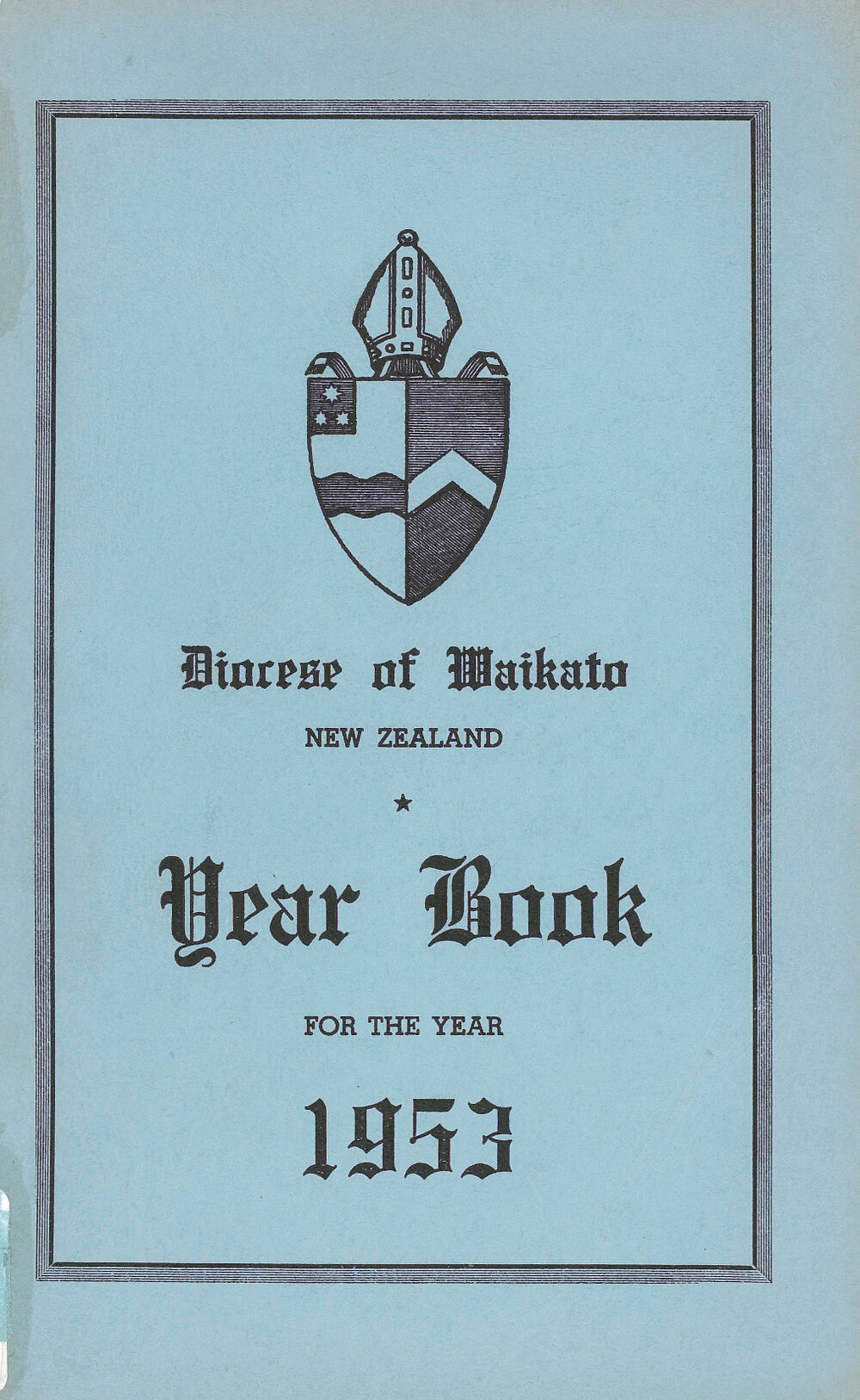 Year Book for the Diocese of Waikato 1953