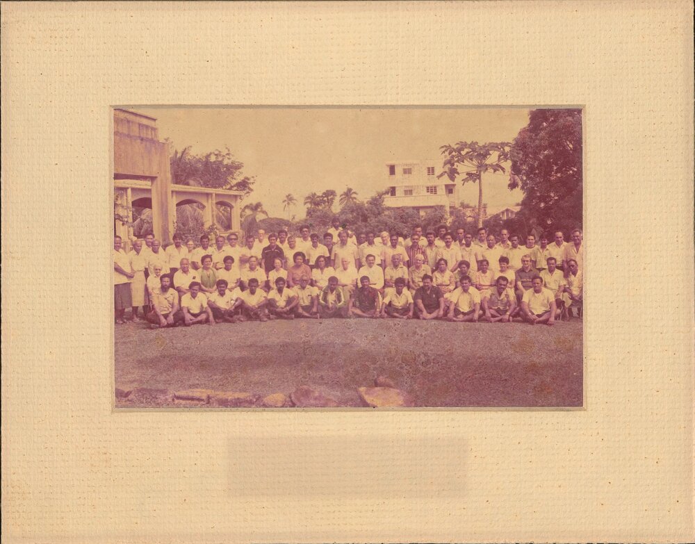 Group outside of Holy Trinity Cathedral, Suva