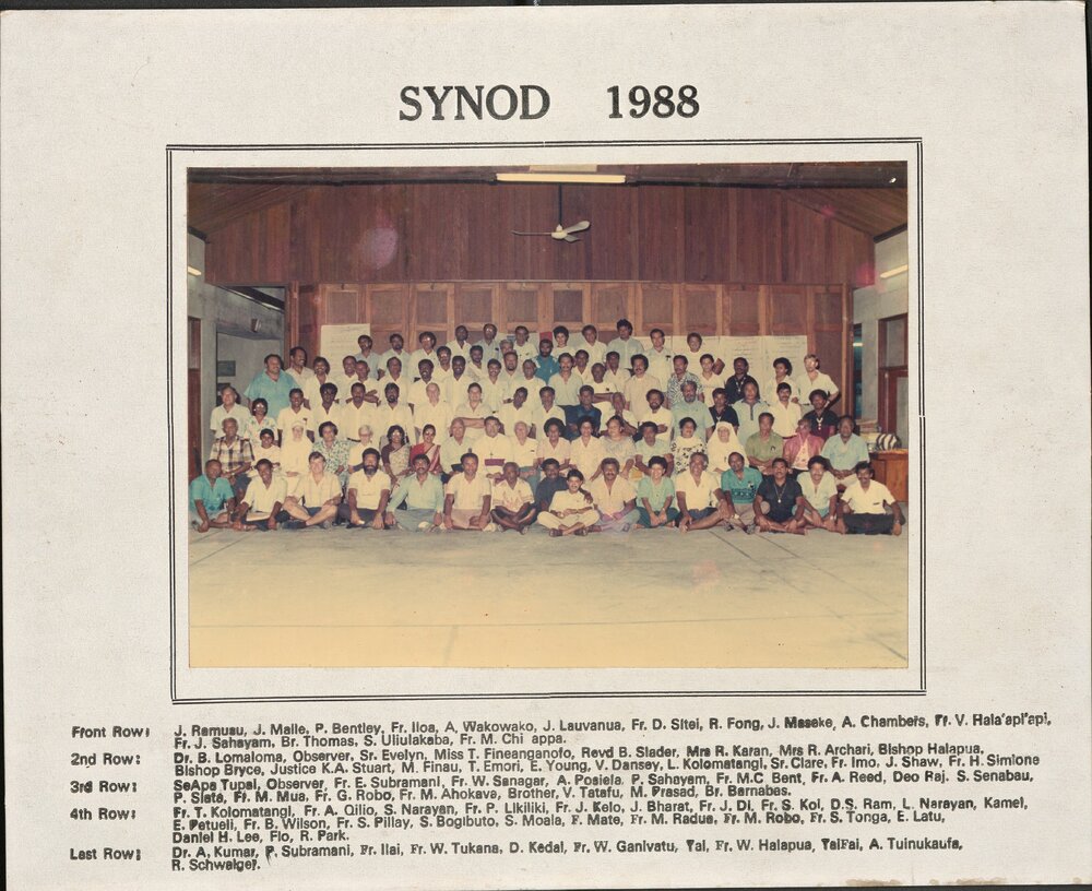 Diocese of Polynesia Synod 1988