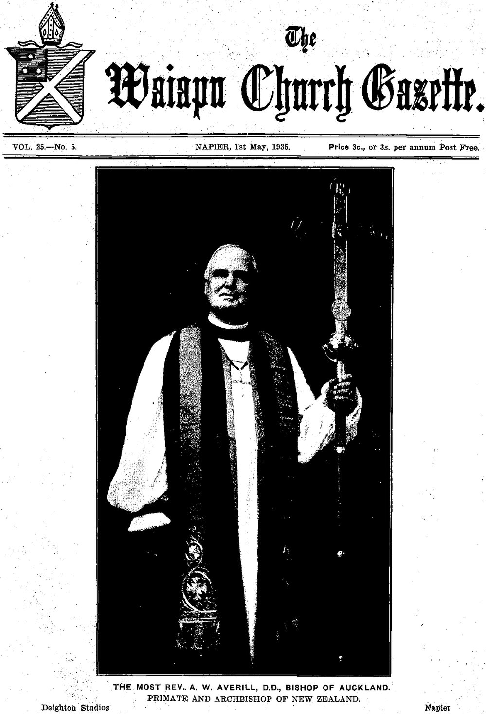 The Waiapu Church Gazette: 1st May 1935