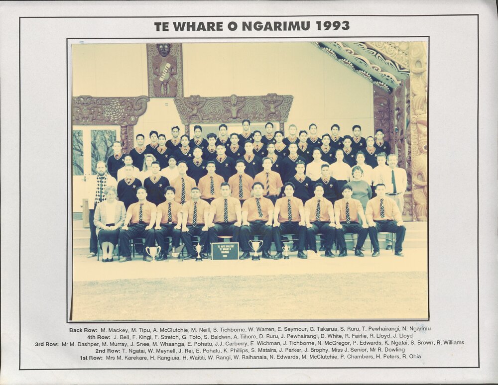 Te Aute College Whare Ngarimu 1993