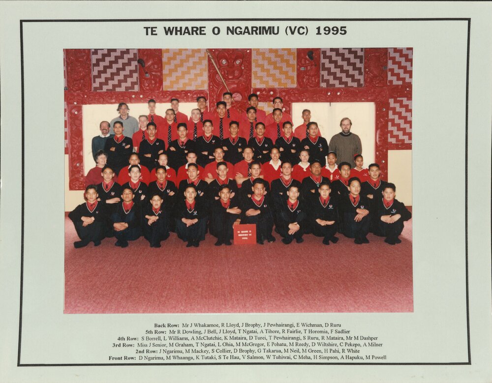 Te Aute College Whare Ngarimu  1995 